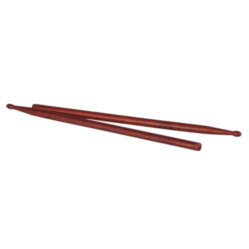 Baquetas profesionales de madera de caoba con agarre antideslizante para batería, percusión, entrenamiento con peso y práctica de jazz y snare miniatura 4