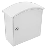 SAFIGLE Wandmontierter Milchbehälter mit Schloss Wetterfeste Außenmilchbox aus Robustem Material Vielseitiger Paket Milchhalter für Haustür und Garten Praktische Aufbewahrungslösung