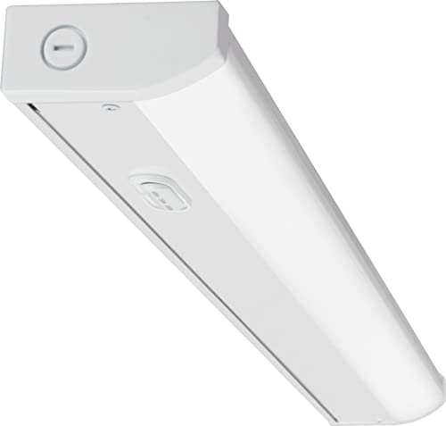 Juno UCES 24 Inch LED Under Cabinet Lighting, LED Kitchen Cabinet Light Fixture Hardwired, Dimmable, Damp Rated, Selectable Soft, Warm, Neutral White Light (UCES 24IN SWW6 90CRI WH M6)