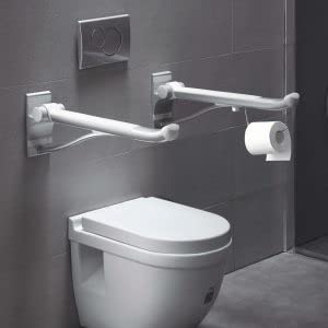 BRAZO PLEGABLE ASIDERO PARED SEGURIDAD BAÑO REGULABLE BARRA DE RESISTENCIA CAPACIDAD DE CARGA HASTA 150 KG