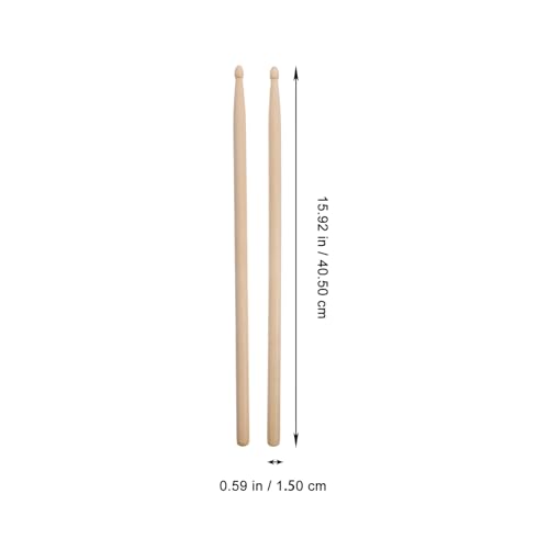 Baquetas de madera de maple 6 pares Toddmomy miniatura 5