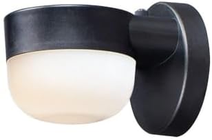 Maxim Lighting 51115FTBK Michelle - 5 Inch 8W 1 LED Outdoor Wall Mount with Photocell
