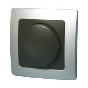 Electro DH Regulador Conmutable Empotrar 300W Plata/Gris