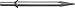 Champion Chisel, 7" Moil Point .401" Turn Type Shank