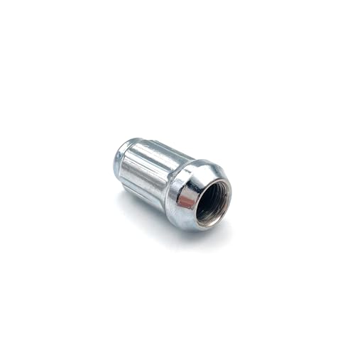 Image of 24pcs M12x1.25 Lug Nuts, Chrome Closed End Spline Lug Nuts with 1 Socket Key Compatible with 2005-2015 Armada,2004-2019 Titan,1995-2004 Pickup Aftermarket Wheel