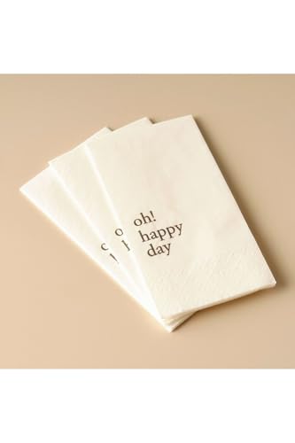 Peçete — Oh Happy Day 100'lü Beyaz (33x33 cm)