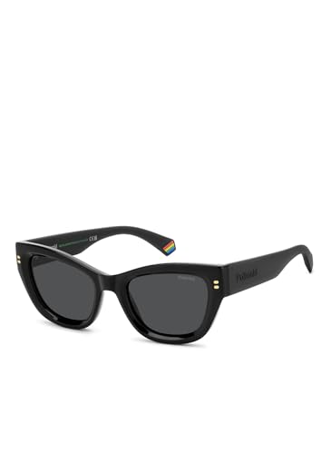Polaroid PLD 6237/S/X BLACK/GREY POLARIZED 52/20/140 women Sunglasses2