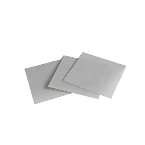 1pc ultra-thin aluminum nitride ceramic sheet 50 * 50mm high thermal conductivity ceramic substrate thermal insulation gasket resistant to high temperature (Customizable, specification)