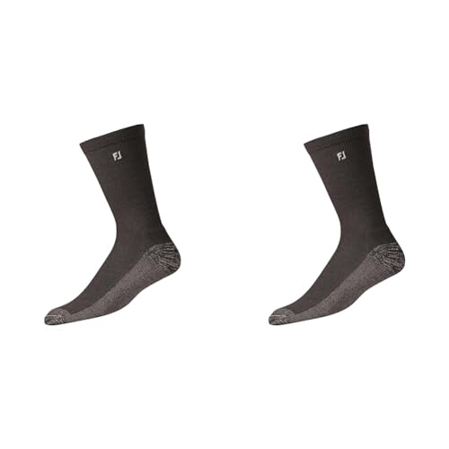 FootJoy Men's ProDry Crew Charcoal Socks