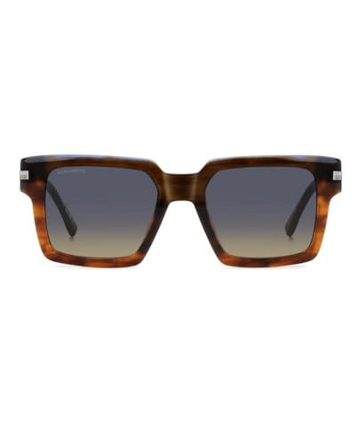 Lunettes DSQUARED2 D2 0161 en marron horn l'élégance italienne pour un style intemporel