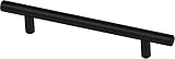 Franklin Brass (10-Pack) – Matte Black Cabinet Handles, 5-1/16 Inch Hole Center, Modern Pulls for Drawers, Kitchen Cabinet Door, Dressers | Solid Bar