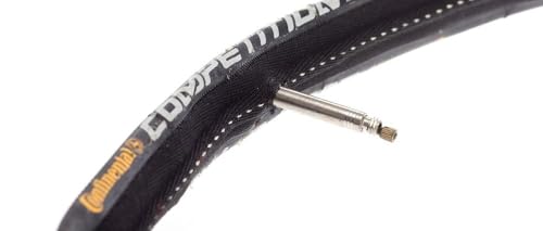 Continental Competition Tubular Road Bicycle Tire with Black Chili 700b x 22, Tubular, Black