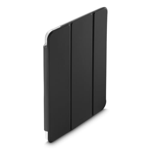 Hama Fold Clear Coque pour Apple iPad Pro 11" (24) - Housse Fonction Chevalet, Compartiment pour Stylet, Protection Fermeture Magnétique, Dos Transparent - Noir
