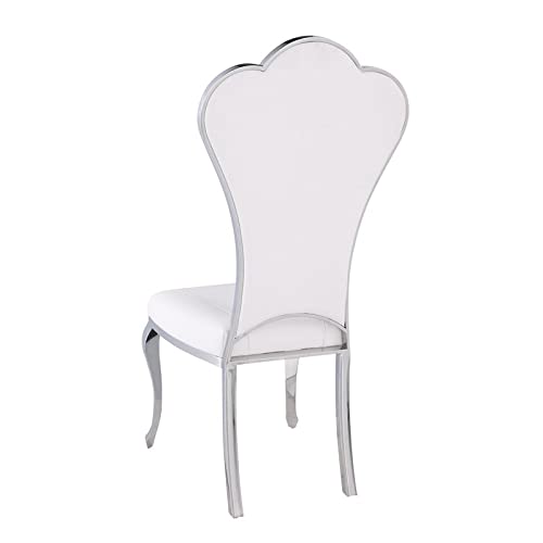 Milan Remi Shell-Back Side Chair, Set Of 2, White #TOP2