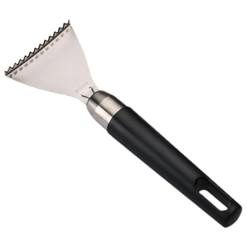 Descalcificador De Pescado,Escamador De Pescado | Escalador De Pescado Removedor De Escamas De Metal - Herramientas Manuales para Escalar Pescado con Dientes De con Mango Ergonómico, Utensilio