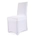 JAXPETY Set of 100PCS White Color Polyester Spandex Banquet Wedding Party Chair Covers,Flat