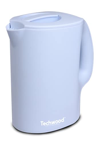 Techwood Bouilloire Electrique 1L, 1 Liter, Bleu