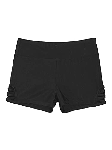 Mufeng Kids Girls Athletic Sports Dance Shorts Dancewear Slim Fit Boycut Shorts Stretchy Bike Shorts Activewear2