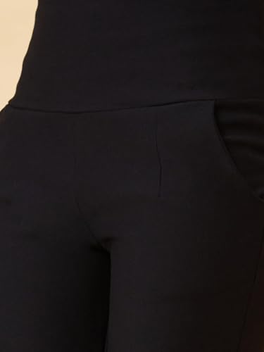 Image of Globus Women Black Solid Modern Jeggings