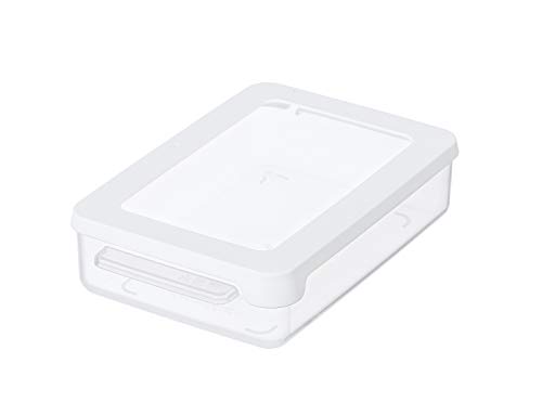 Gastromax Rechthoekig Lunchbox, 0.6 Liter Capaciteit, Transparant/Witte