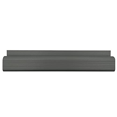 Electriduct Canaleta J Channel Grande de 46" Adhesiva para Escritorio, Organizador de Cables para Computadora y Centros de Entretenimiento - Negro - 2 Piezas miniatura 2