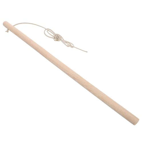 Yardwe Spinning for Elderly Sensory Natural Wood with Resilient String Easy for Coordination Improvement for Birthday Parties