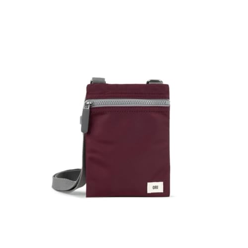 Image of ORI LONDON Crossbody Bag - Chunky Zip, Adjustable Strap, & Multi Pockets for Mobile Phones, Cards & More - Chelsea