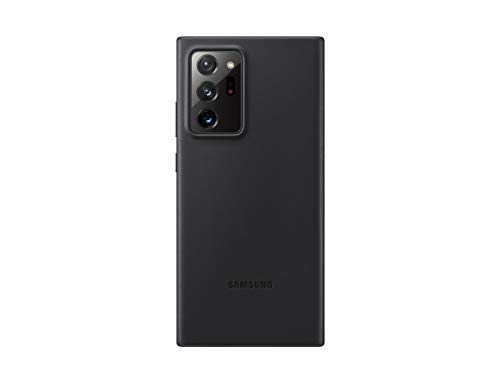 Samsung Note20 Ultra Leather Cover, Black