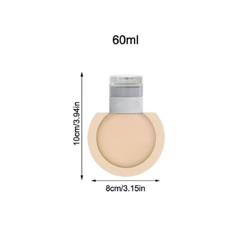 Cloudzy Silicone Travel Bottle Pouch Reusable Cosmetics Mini Portable for Shampoo Shower Gel Cream Lotion Toiletries Pet Soap Sanitizer Leakproof Squeeze Bottles Container Dispenser BPA-Free Set (1) - Image 5