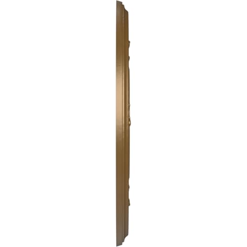 Image of Ekena Millwork CMP10BACCB Baltimore Thermoformed PVC Ceiling Medallion (Fits Canopies up to 4 1 /4 inch), 10 inchOD x 3 1 /2 inchID x 3 /4 inchP, Metallic Champagne Bronze
