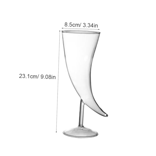 Verres à vin design en corne élégants pour une table d'exception - 3