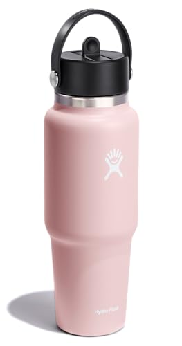 Hydro Flask Travel Water Bottle - Insulated Stainless Steel - Wide Straw Lid, Non Spill, Leakproof in 32 Oz Trillium - image 3