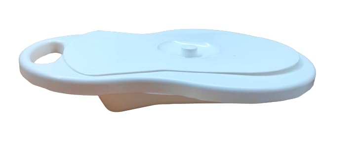 Mowell Bedpans for Elderly Men and Women, Bedpan Heavy Duty Smoothed Countoured for Bed-Bound Patient,Plastic Bed pan for Medical Centers and Home Use White (Pack of 1) Mowell Bedpans for Elderly Men and Women, Bedpan Heavy Duty Smoothed Countoured for Bed-Bound Patient,Plastic Bed pan for Medical Centers and Home Use White (Pack of 1)