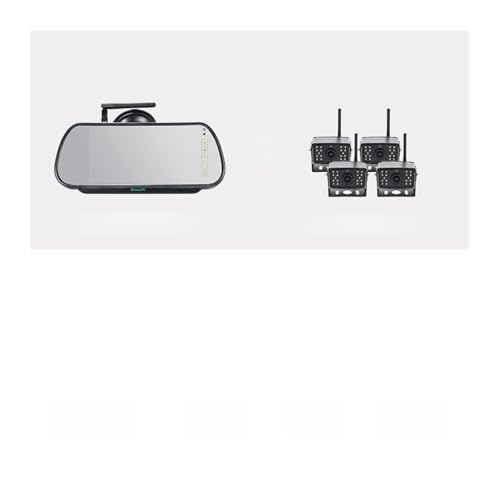 Rückfahrkamera-Monitor 7 Zoll 200M Wireless 4CH...