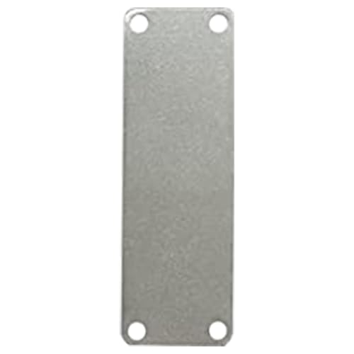 Plaques de Gravure en Acier Inoxydable Finition Soignée Rectangle à 4 Trous