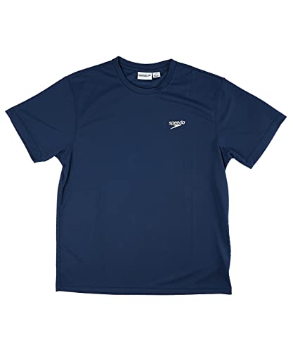 Speedo(スピード) Tシャツ S/S Dry Tee ショートスリーブドライティー 水泳 ユニセックス SA32010 ネイビーブルー L