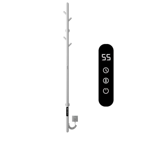 Seche Serviette Electrique, Porte-serviettes électrique à tige unique, Serviette Murale Intelligent à Température Constante, Chauffe-serviettes,Sèche...