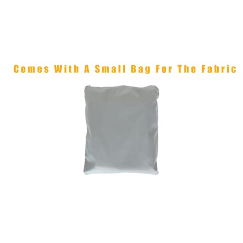 Sardoxx White Dj Facade Scrim Dj Booth Scrim 19.5"X 44.2" W/Small Bag #TOP4