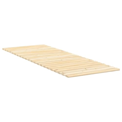 Láminas de somier de cama madera maciza de pino 70x200 cm,Láminas de cama de madera maciza de pino para soporte de colchón Ventilación óptima para una noche de sueño reparadora Camas y somieres