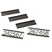 Label Holder,Mag,3x6,Bk/Br,PK25