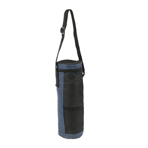 2L Bolsa portadora de Botellas de Agua, portátil con Aislamiento de Alta Capacidad para Botellas de Agua con Correa de Hombro Ajustable para Acampar al Aire Libre (Azul)