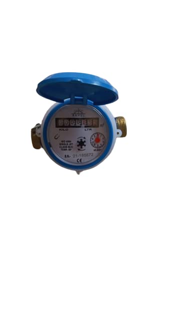 Shekh Enterprises 25 mm Multijet Water Meter Class B, Brass and plastic Single Jet (2)