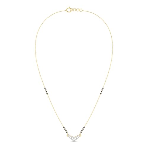 Image of WHP Jewellers Elegance 9KT Diamond Mangalsutra for Women | Diamond Fashion Jewellery for Women | Great for Gifting
