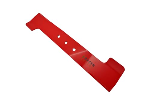 Premium Rasenmäher-Messer - 38cm Mähbreite - Ersatzmesser für 196863-1 kompatibel mit Makita DLM380 / DLM382 - High-Lift Flügelmesser aus gehärtetem Stahl