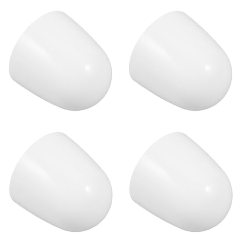 SHINEOFI 4pcs Toilet Bolt Caps with Washer Toilet Seat Screw