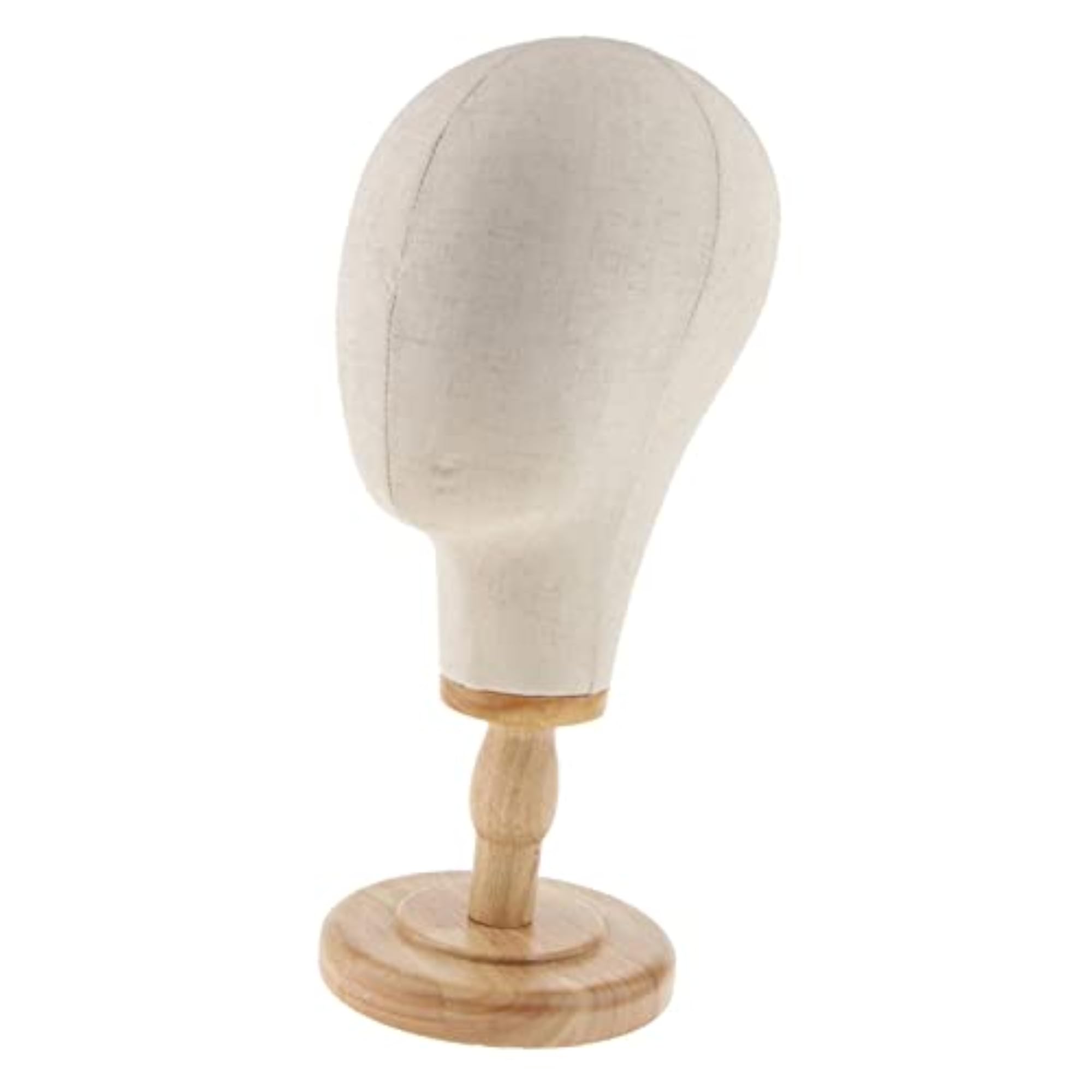 Beige Color Canvas Block Head for Hair Extensions