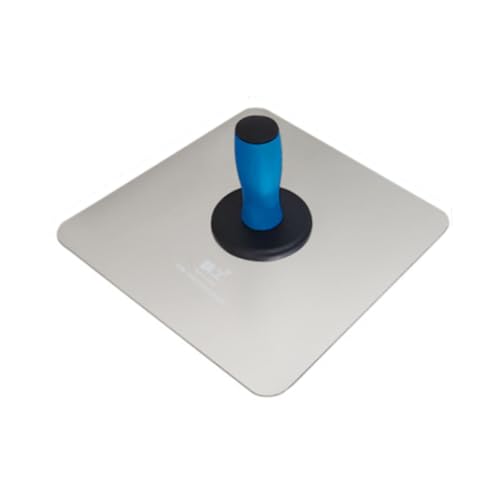 Milageto Gesso in alluminio Finitura Intonacatrice Strumento Piastra di Decorazione domestica con manico Intonacatrice Utensile manuale per malta