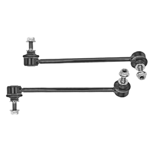 Image of Detroit Axle - 4pc Front End Kit for 2017-2022 Tesla Model 3, 2 Lower Forward Control Arms with Ball Joints 2 Sway Bar End Links 2018 2019 2020 2021 Replacement