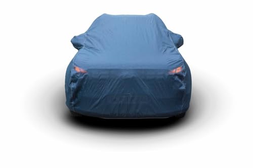 Image of Anti Dust, Heat Resistant Car Cover for Hyundai i20 Active |All Weather Protection Car Cover | Triple Stitched Fully Elastic Ultra Surface Body Protection |