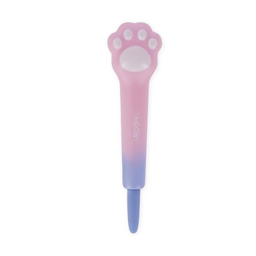 Legami - Bolígrafo de gel antiestrés – Squeezies, papelería para escribir, relajarse, concentrarse, bolígrafo antiestrés, súper suave, tinta azul, diámetro de la punta 1 mm, tema Kitty